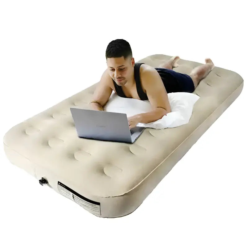 Matelas gonflable camping portable