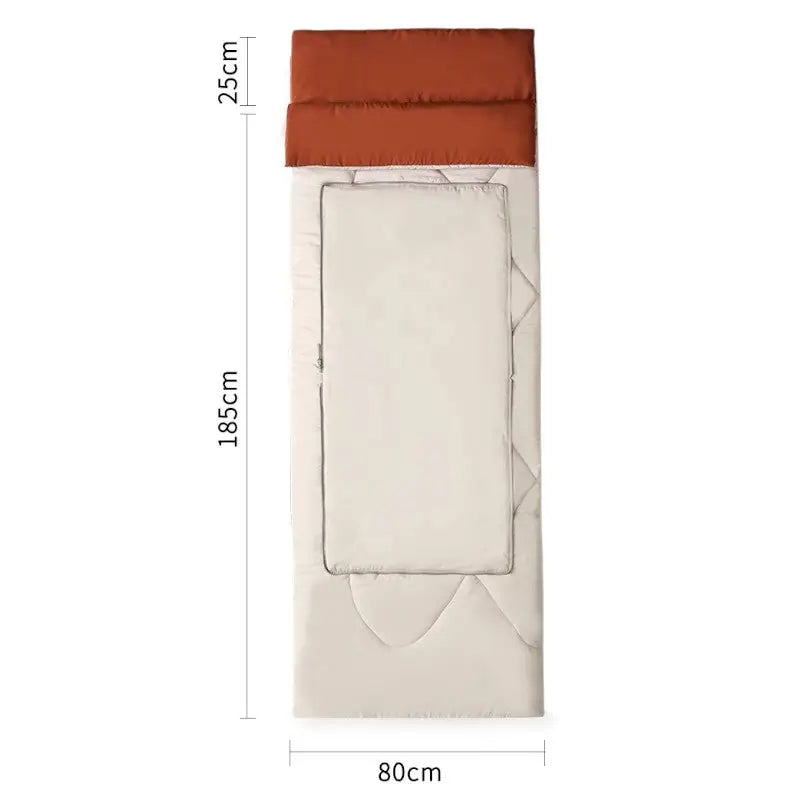 Sac de couchage camping avec oreiller