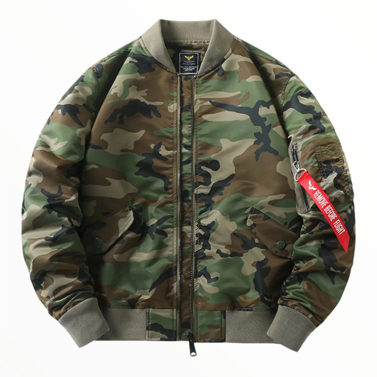 Military camo jacket