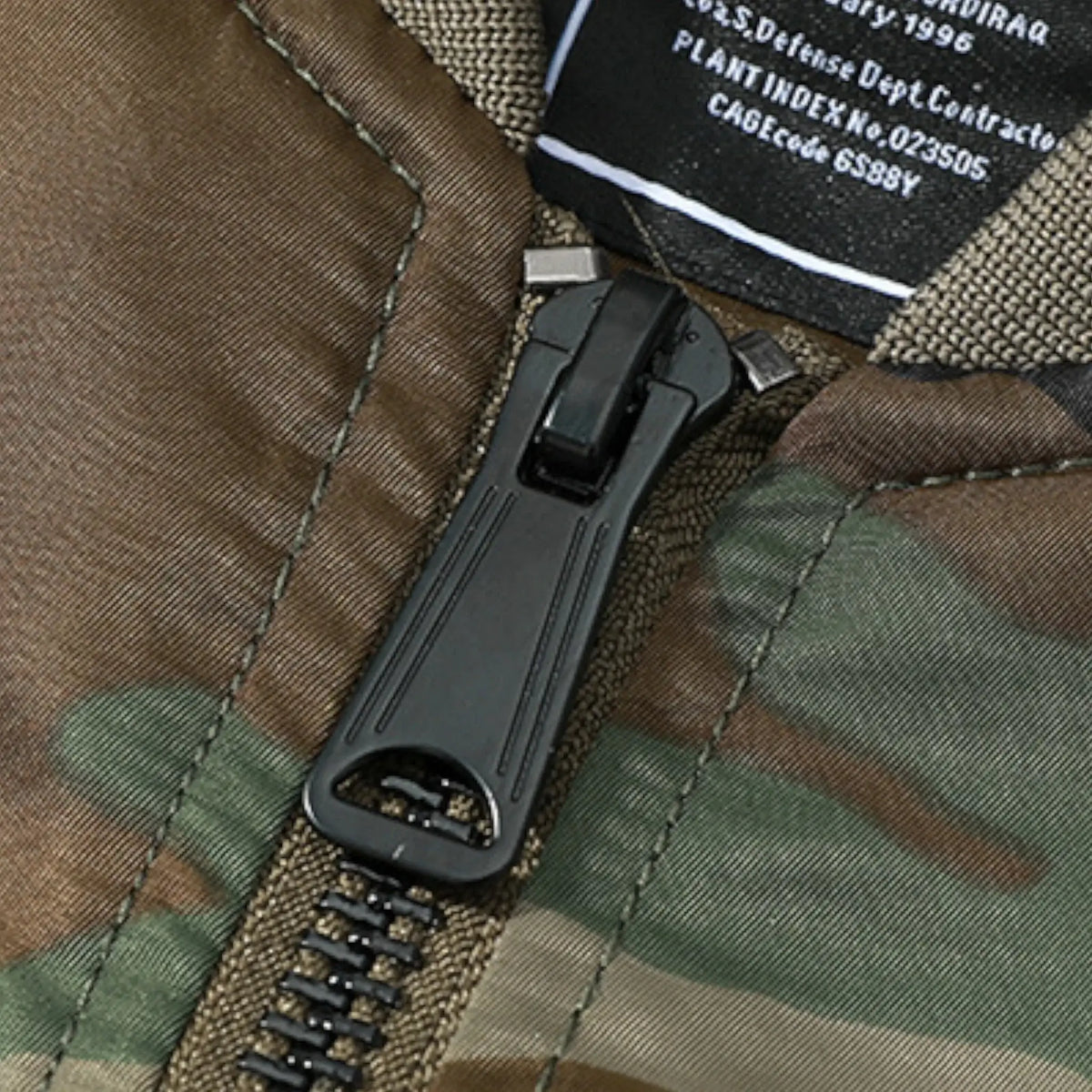 Military camo jacket