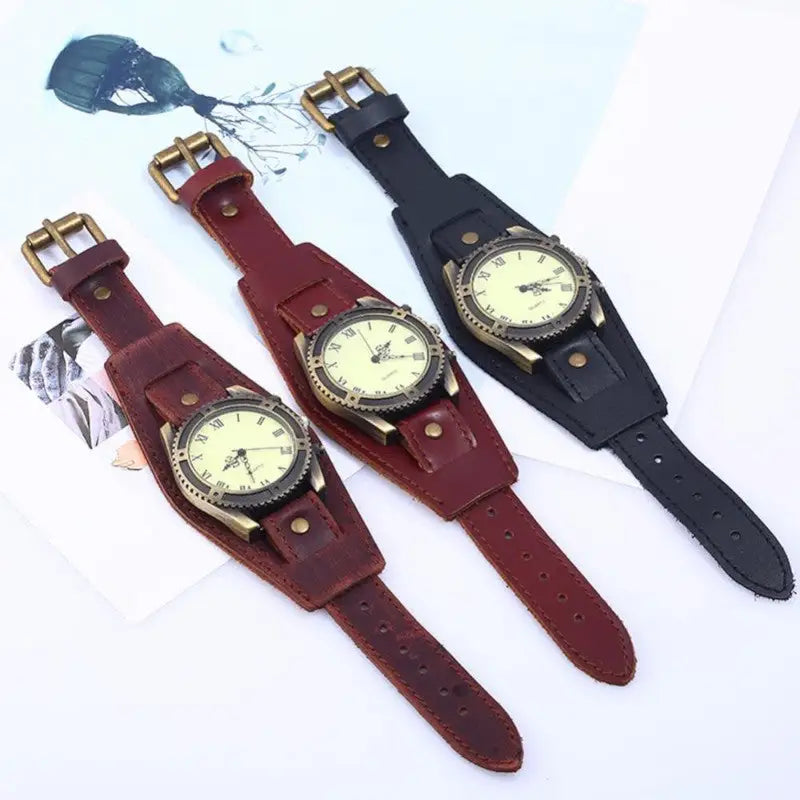 Montre style vintage homme