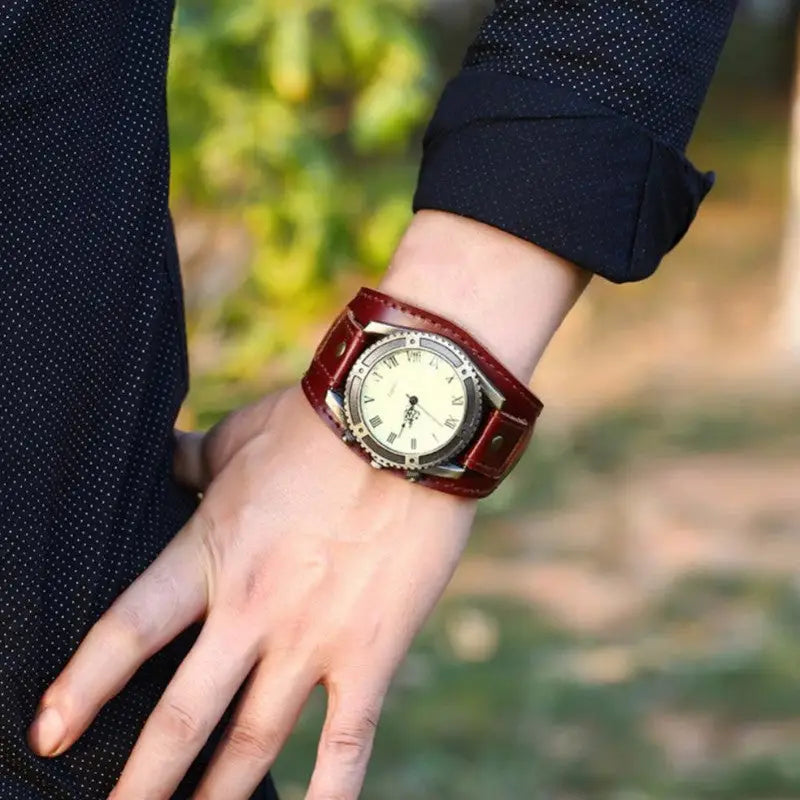 Montre style vintage homme