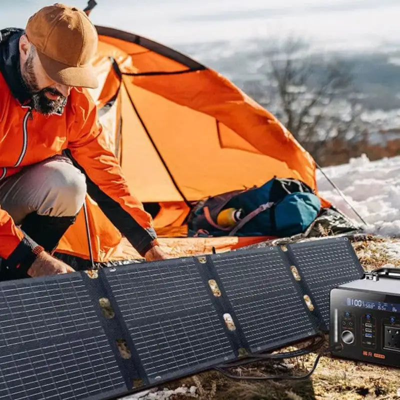 Panneau solaire autonomie randonnée léger