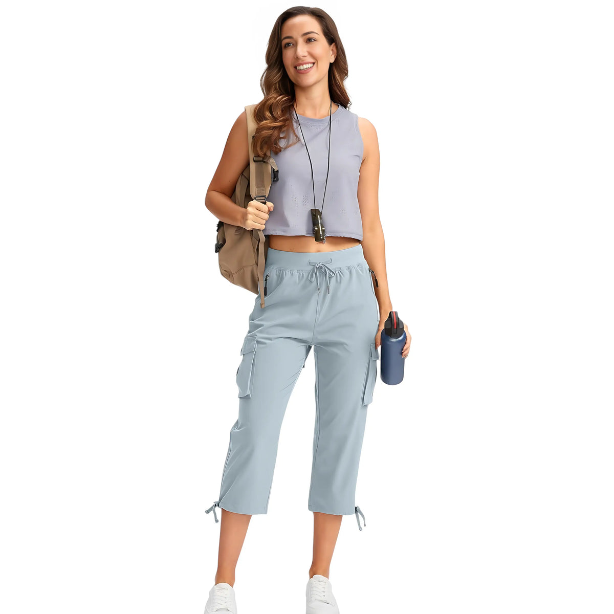 Pantalon 3/4 randonnée femme