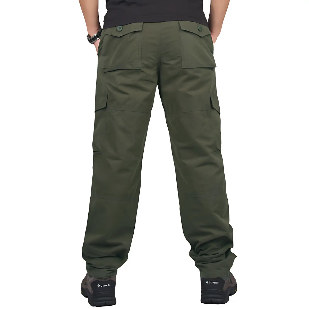 Pantalon cargo trekking doublé polaire
