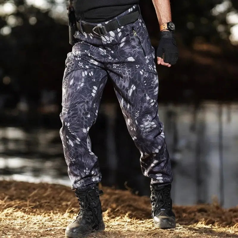 Pantalon de chasse camouflage coupe-vent