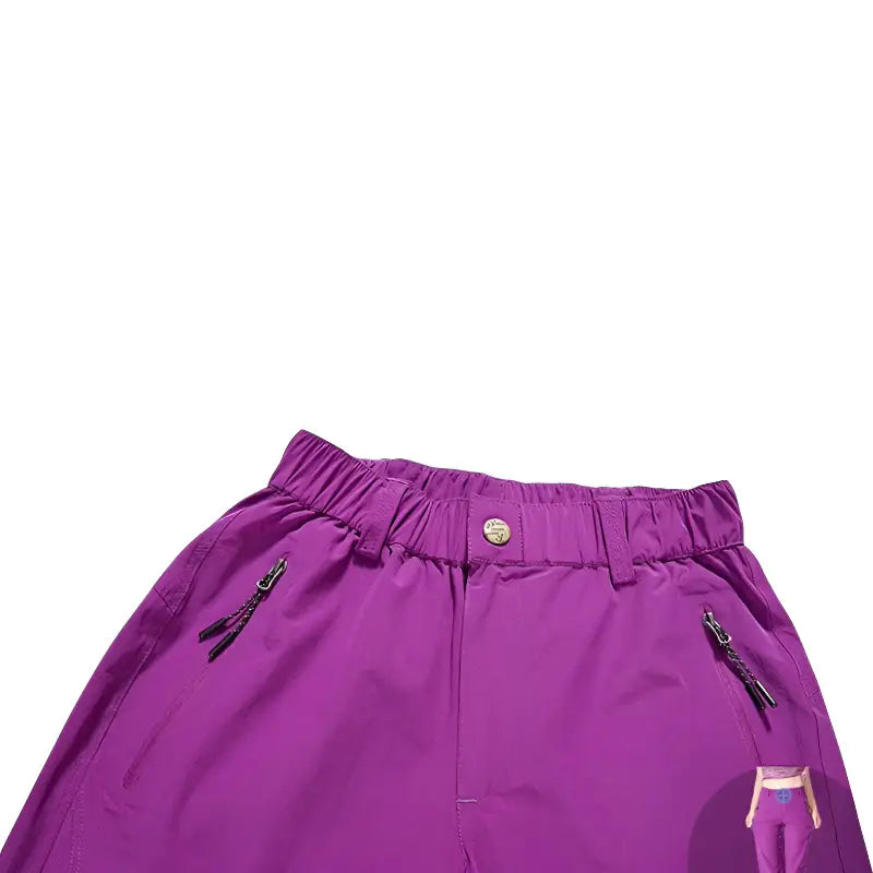 Pantalon randonnée femme violet