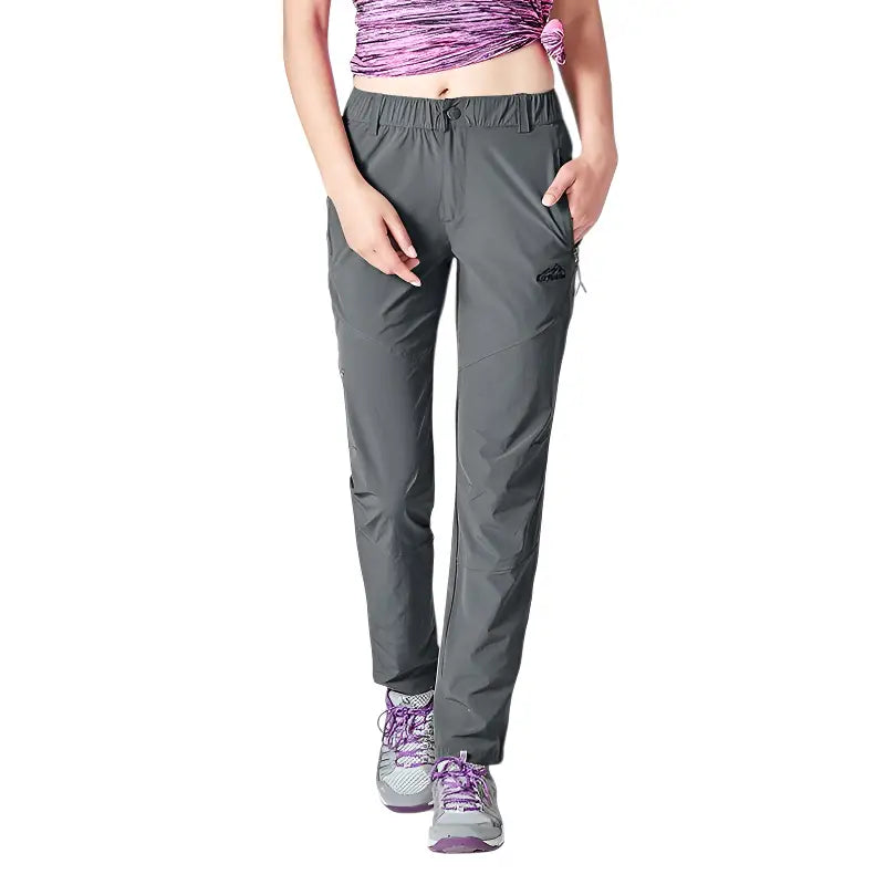 Pantalon randonnée femme violet