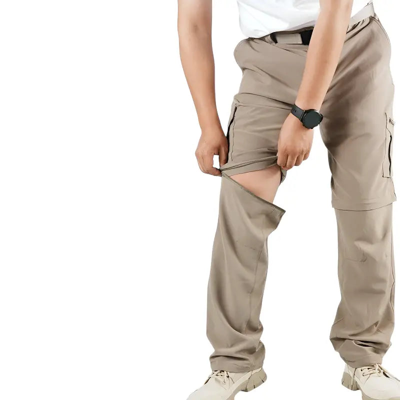 Pantalon randonnée homme beige