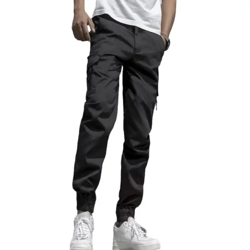 Pantalon treillis militaire homme chevilles élastiques