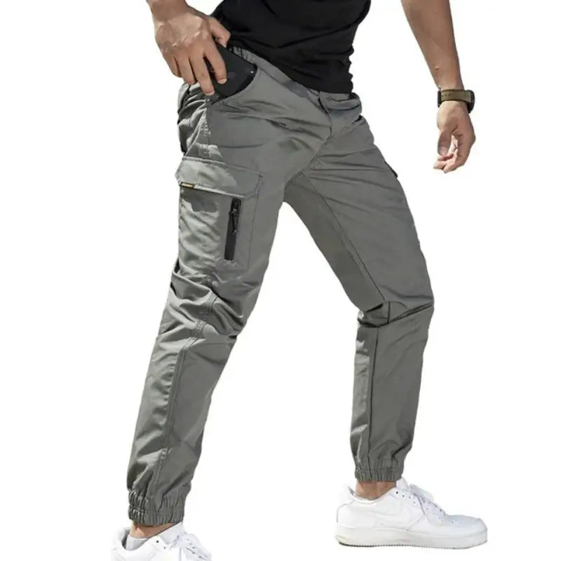Pantalon treillis militaire homme chevilles élastiques