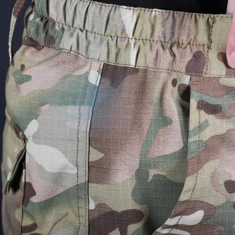 Pantalon treillis militaire homme chevilles élastiques