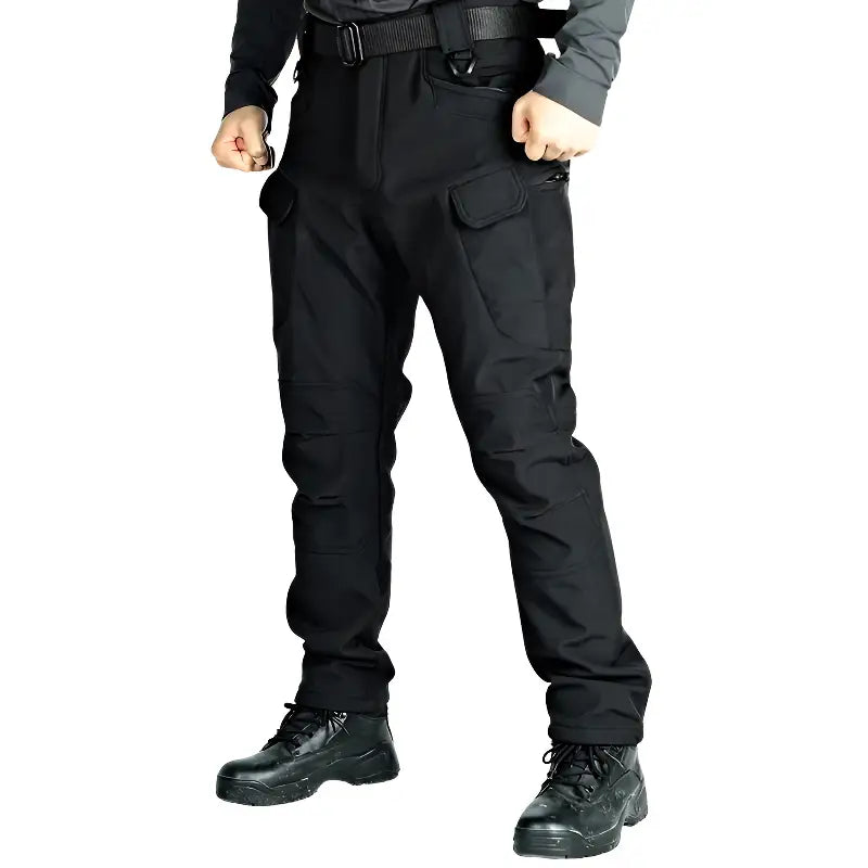 Pantalon treillis noir