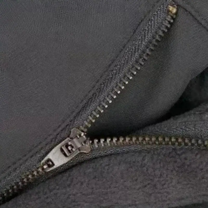 Pantalon treillis noir en coton et polyester