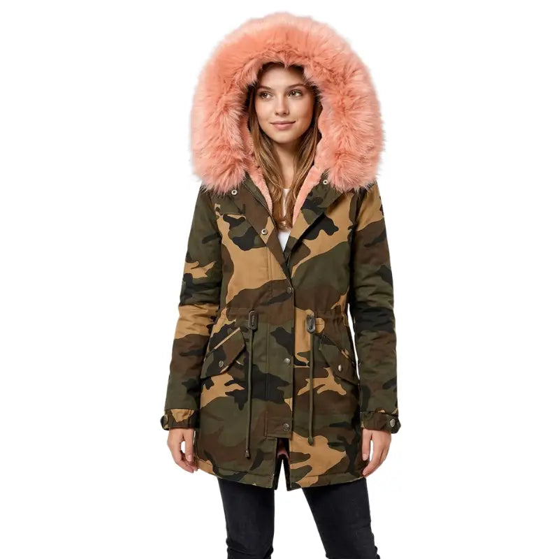 Parka femme militaire