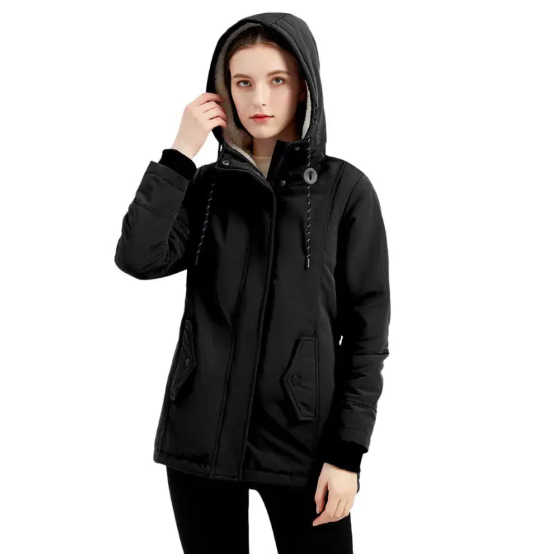 Parka femme militaire doublure sherpa chaude
