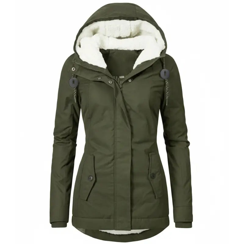Parka femme militaire doublure sherpa chaude