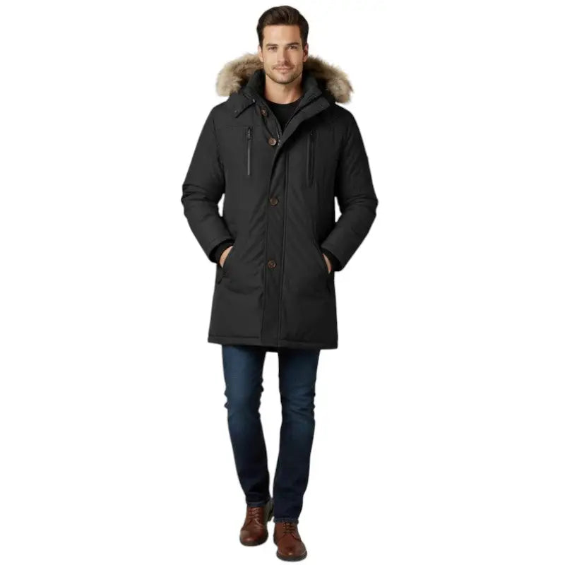 Parka fourrure grand froid