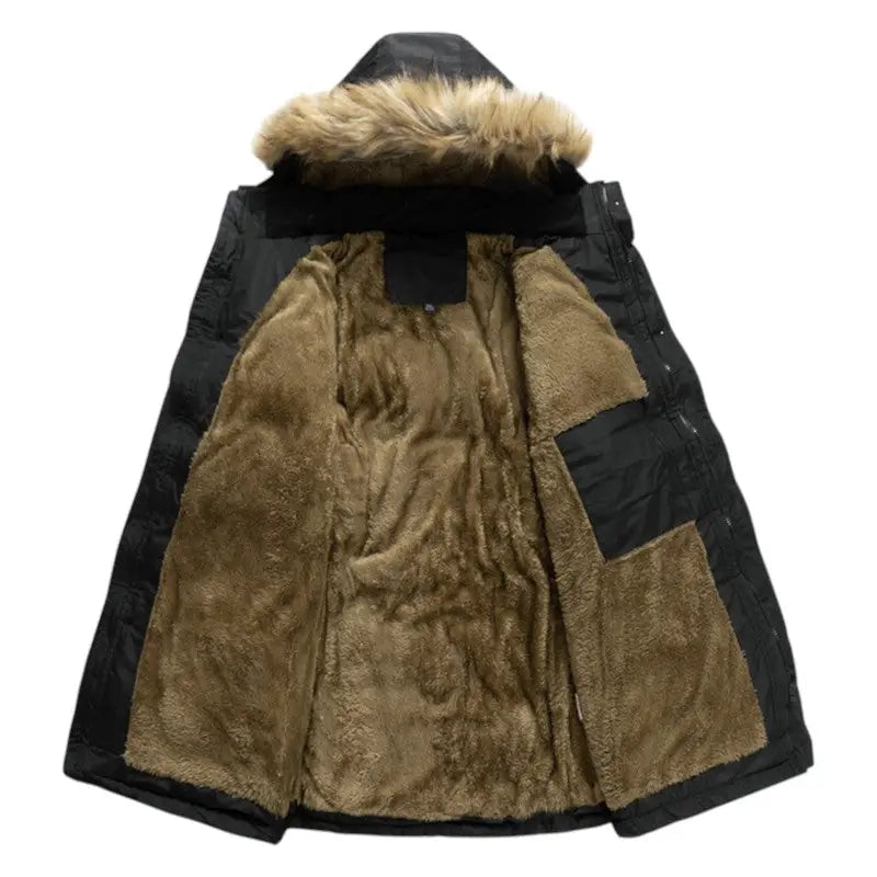 Parka fourrure grand froid
