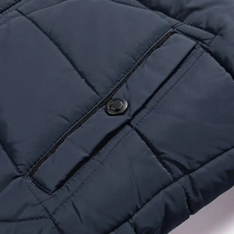 Parka militaire homme bleu