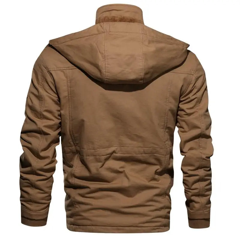 parka militaire poches multiples