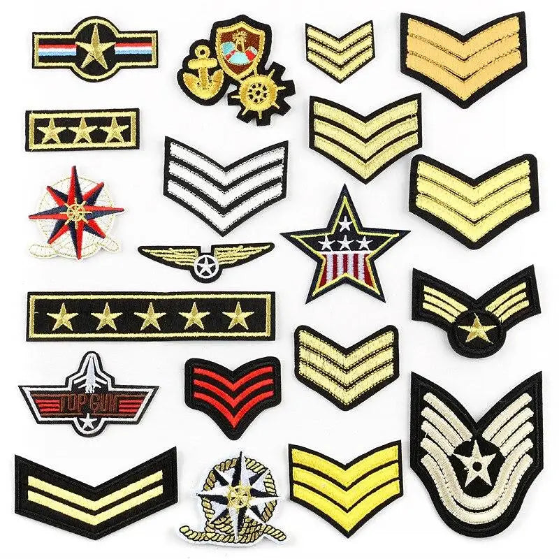 PATCH MILITAIRE - GRADES