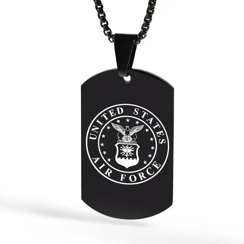 Pendentif plaque militaire