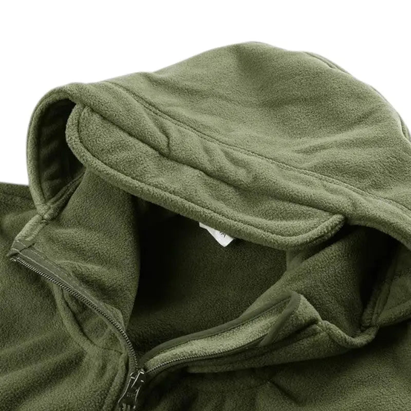 Polaire armée de terre à capuche zippée