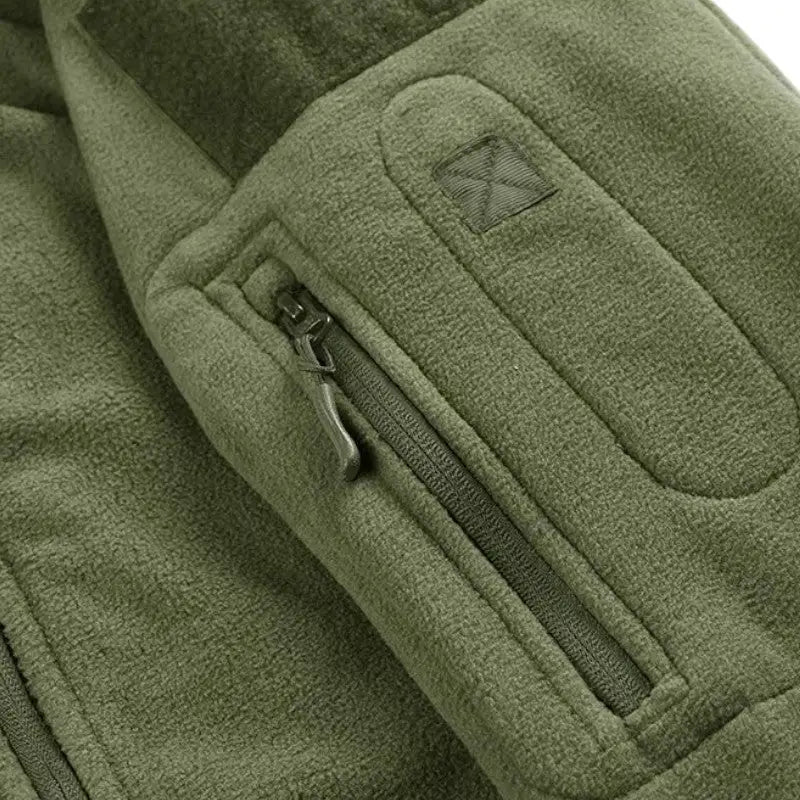 Polaire armée de terre à capuche zippée