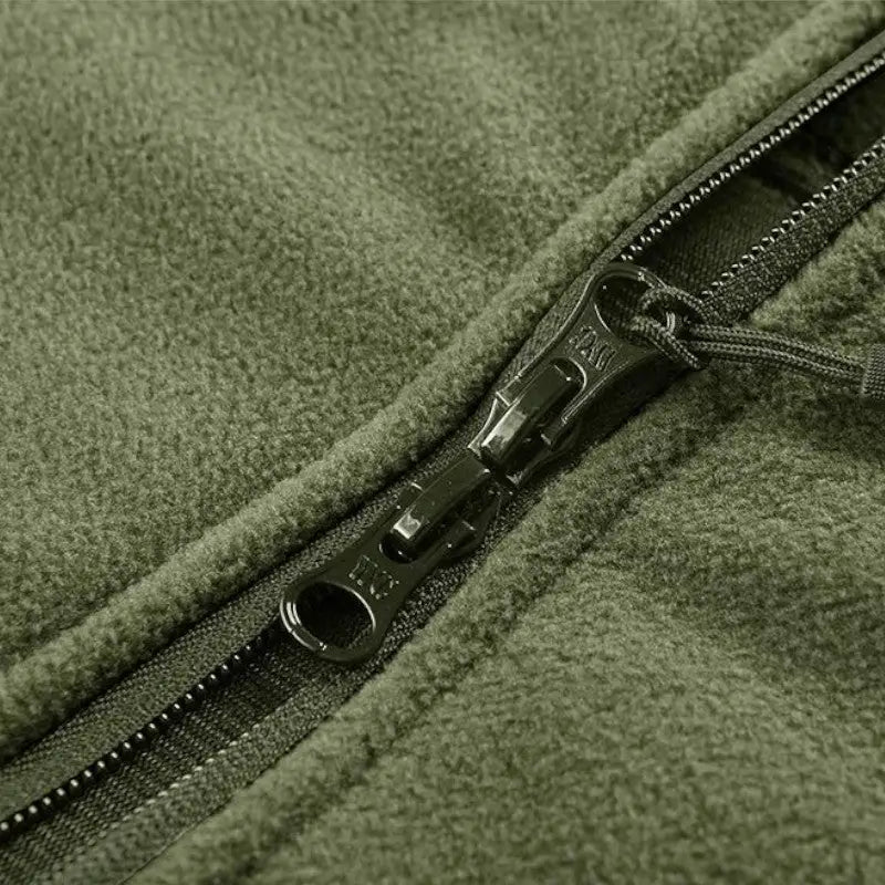 Polaire armée de terre à capuche zippée