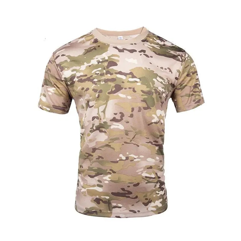 T-shirt militaire homme camouflage