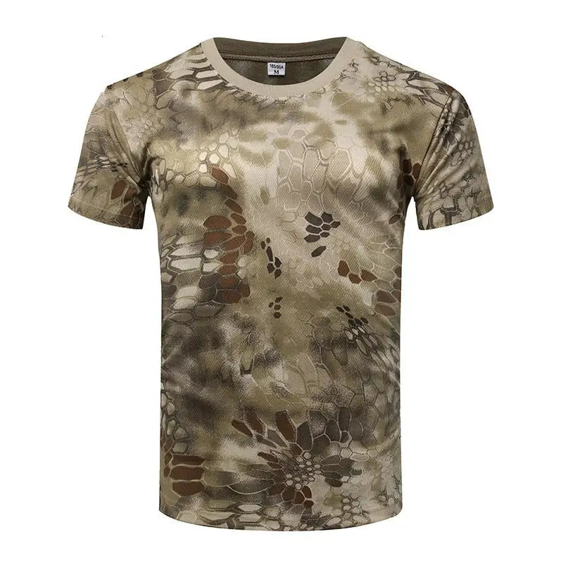 T-shirt militaire homme camouflage