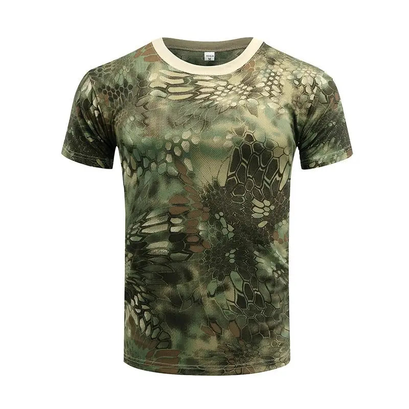 T-shirt militaire homme camouflage