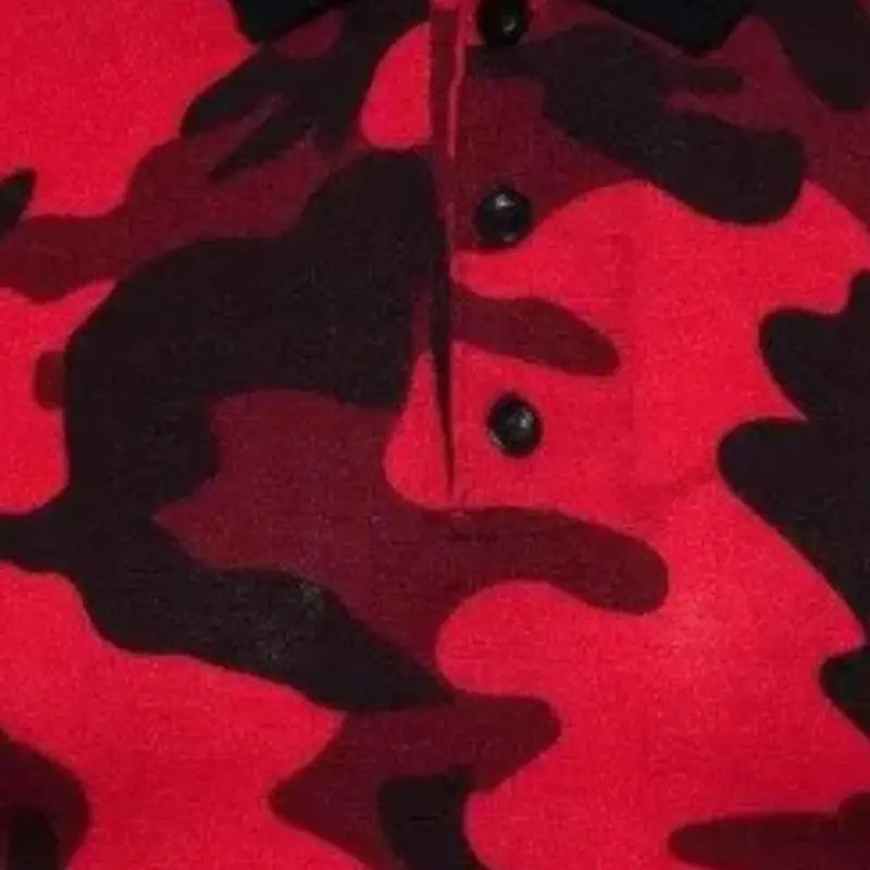 POLO MILITAIRE - CAMOUFLAGE ROUGE