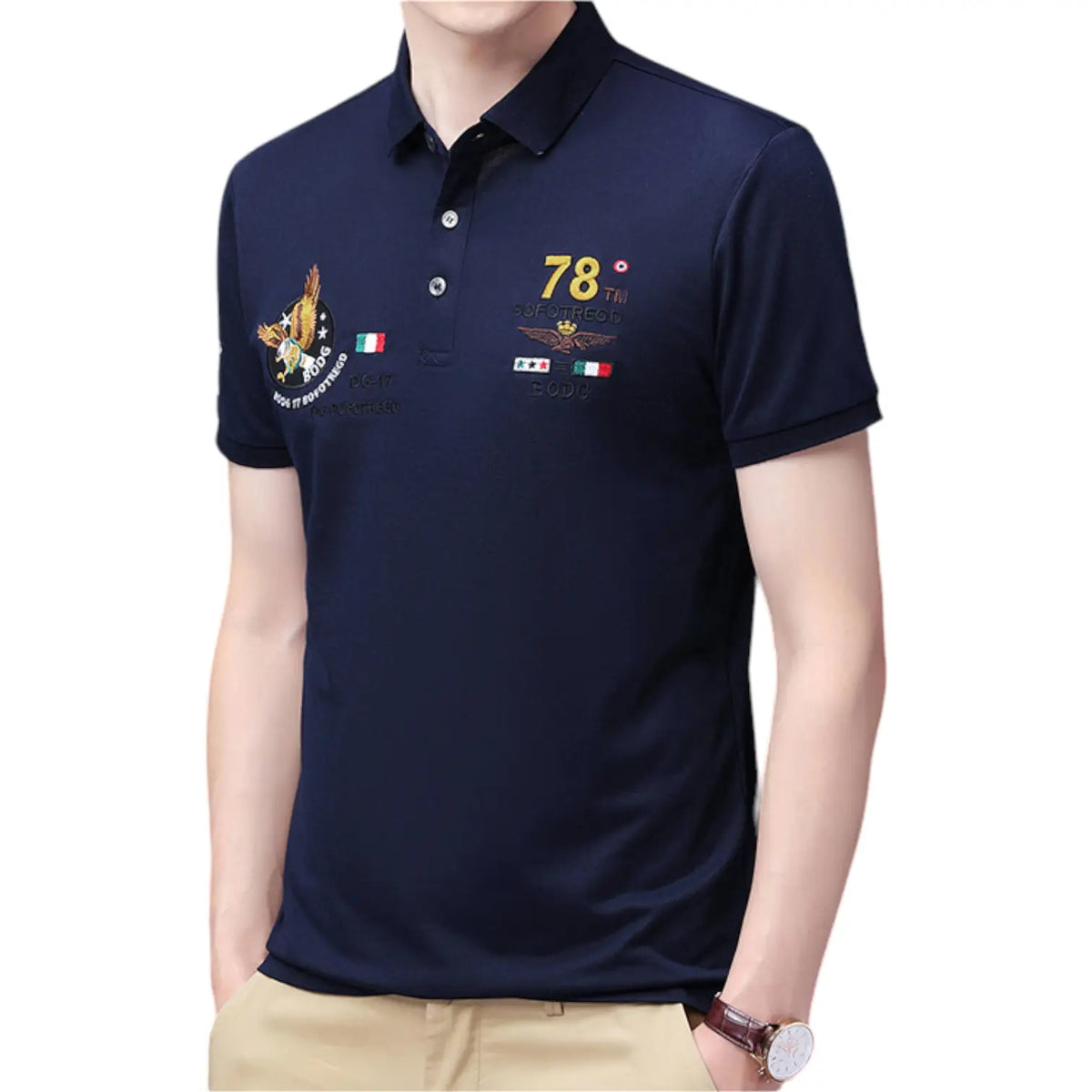 POLO MILITAIRE - PILOTE DÉCORÉ
