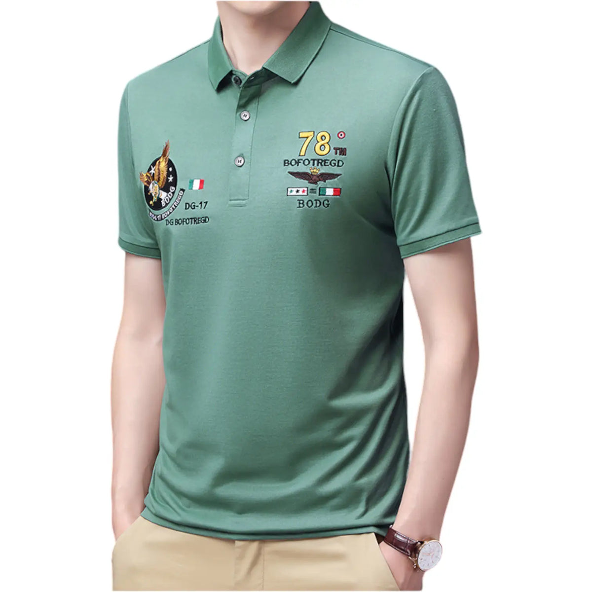 POLO MILITAIRE - PILOTE DÉCORÉ