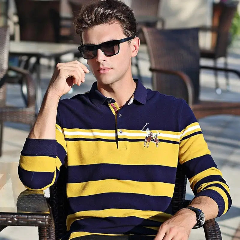 Polo style marin