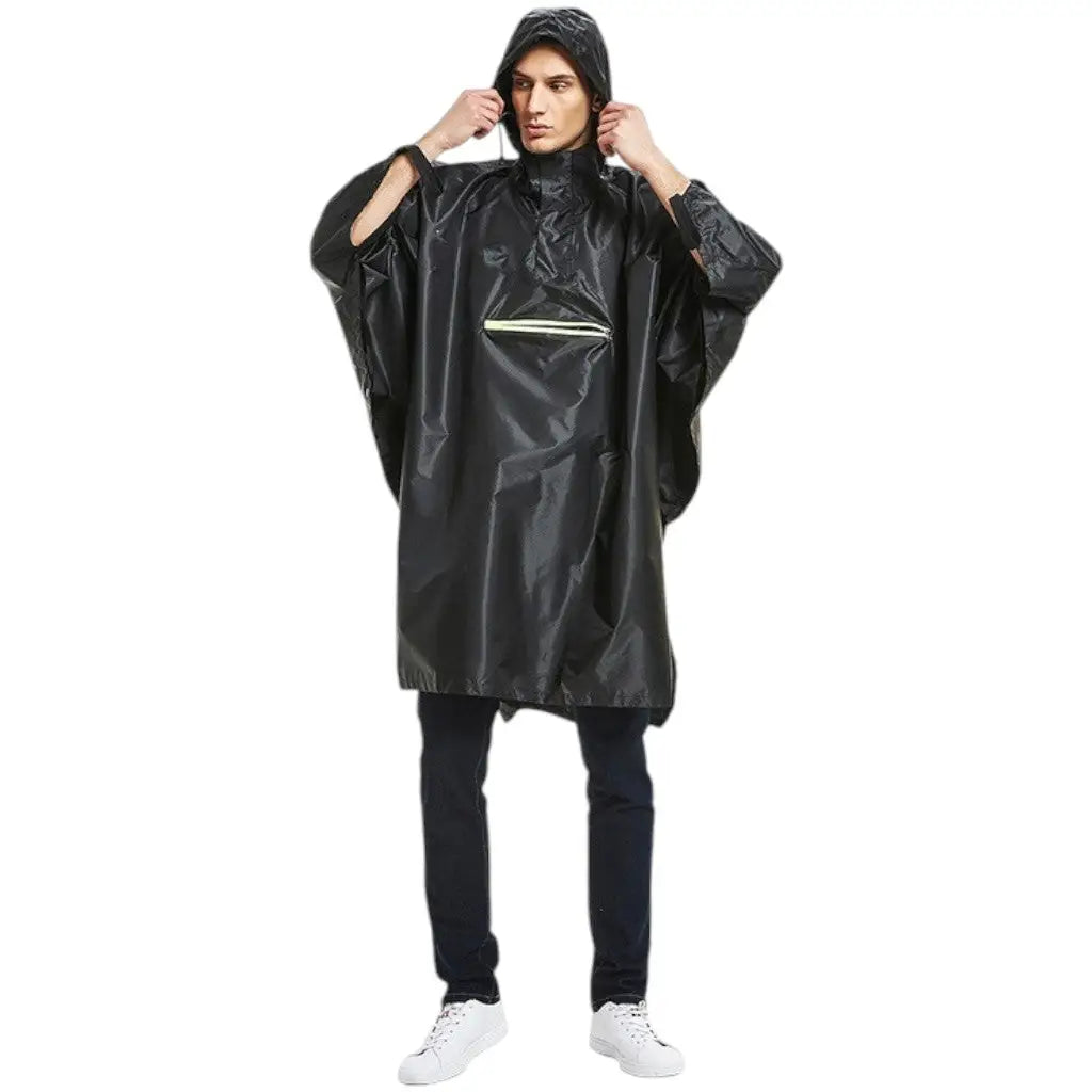 Poncho chasse orange