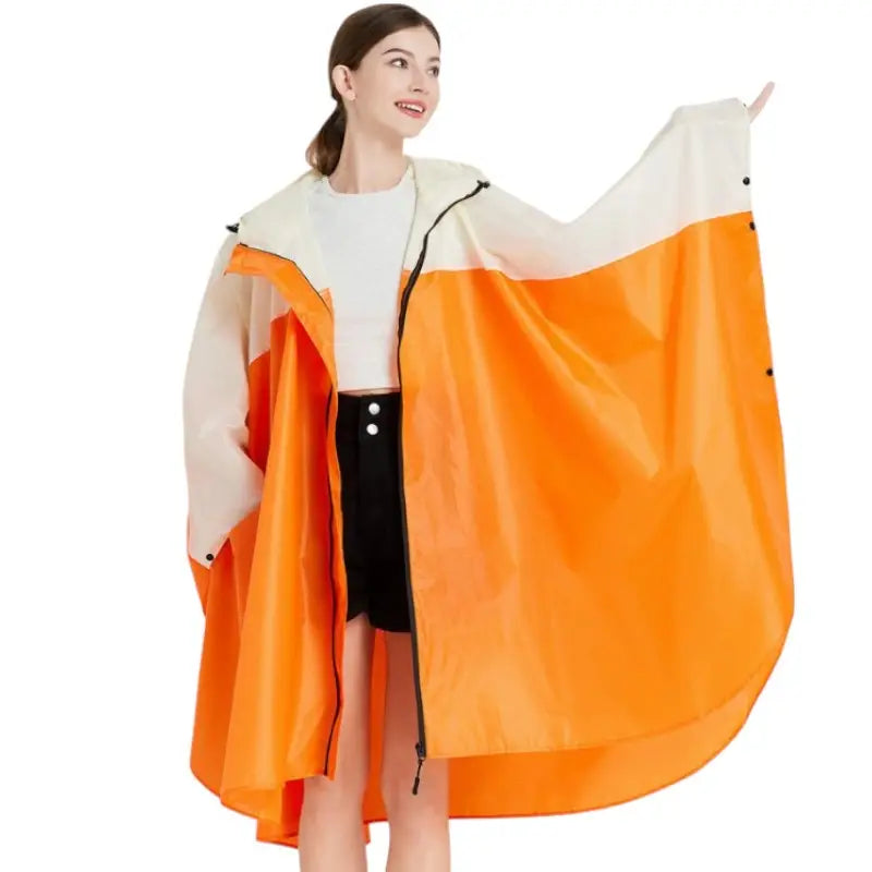 Poncho de pluie femme coupe-vent