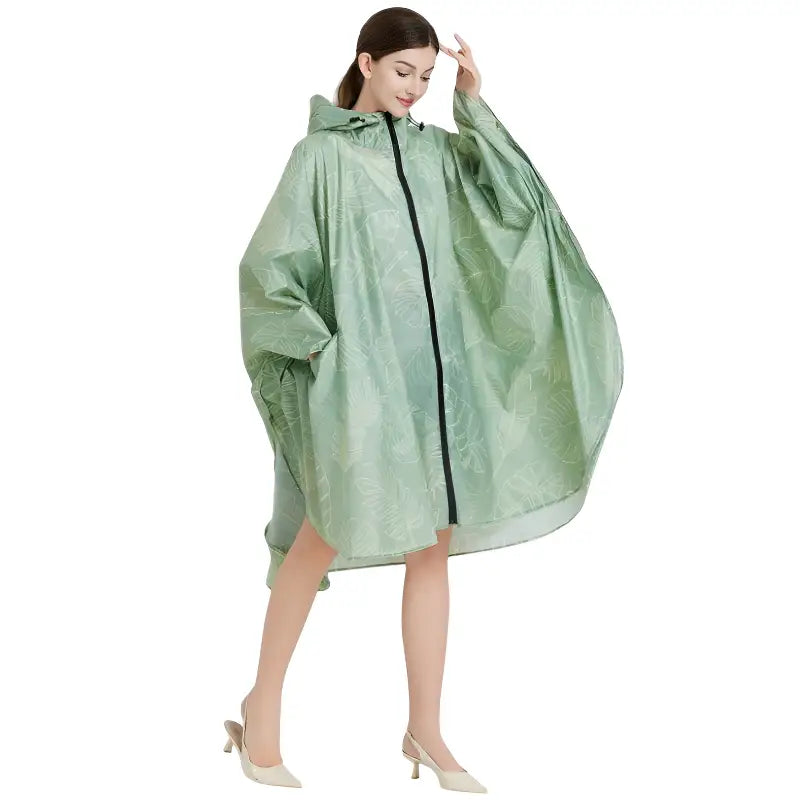 Poncho de pluie femme coupe-vent
