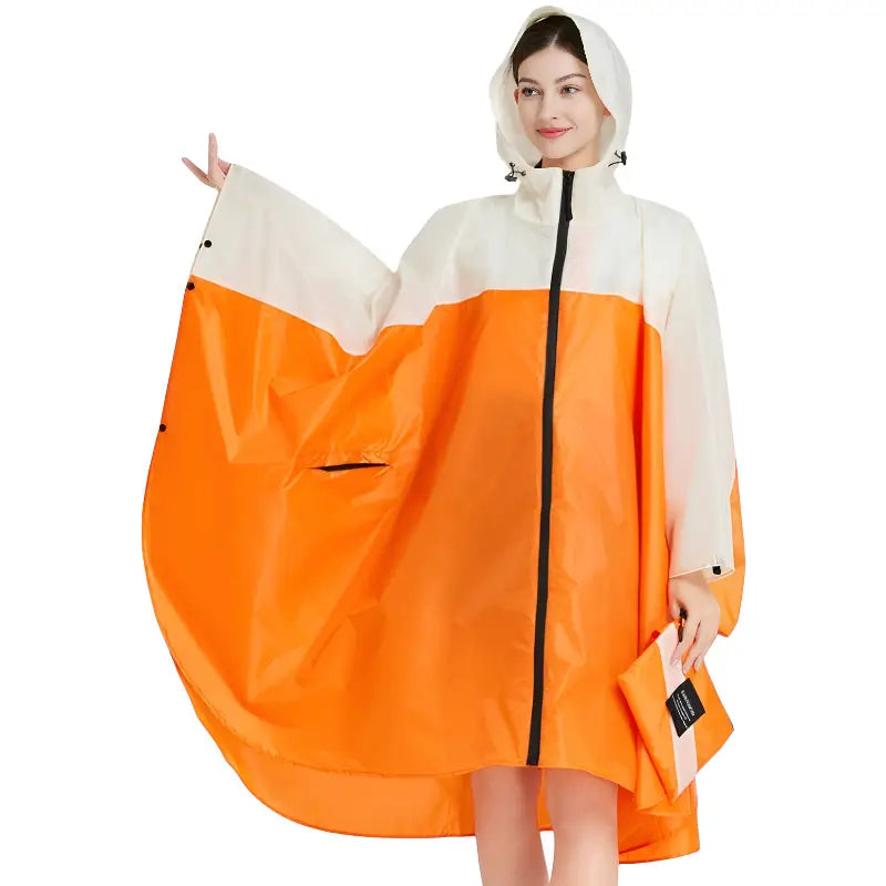 Poncho de pluie femme coupe-vent