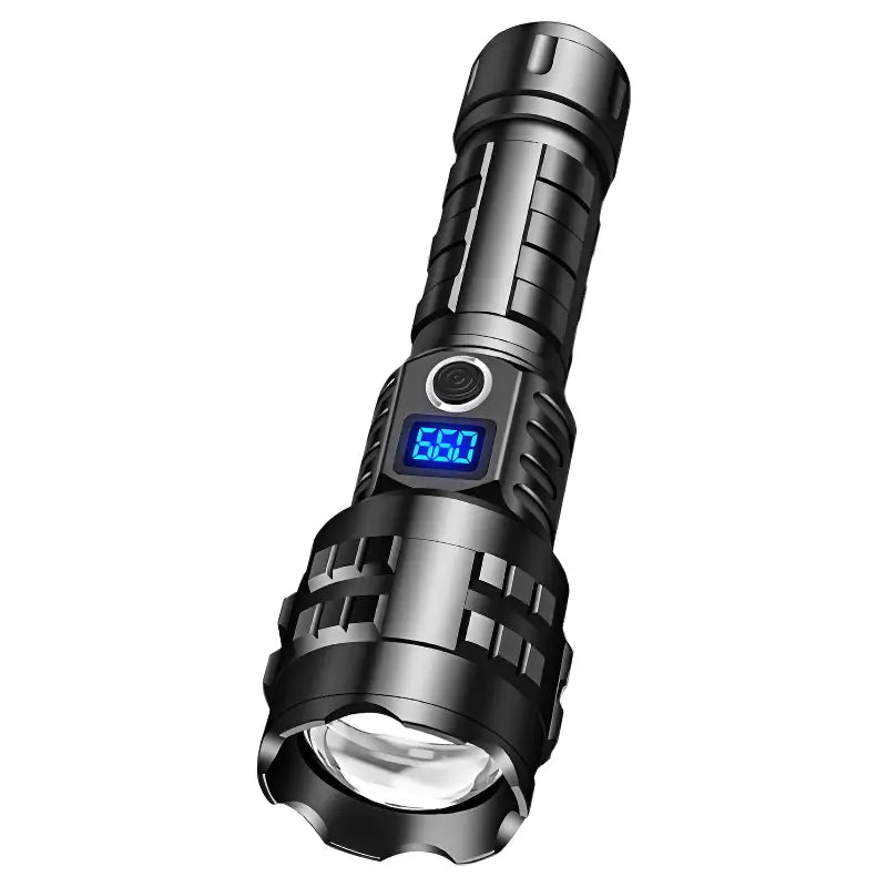 Lampe torche puissante LED 30 W rechargeable