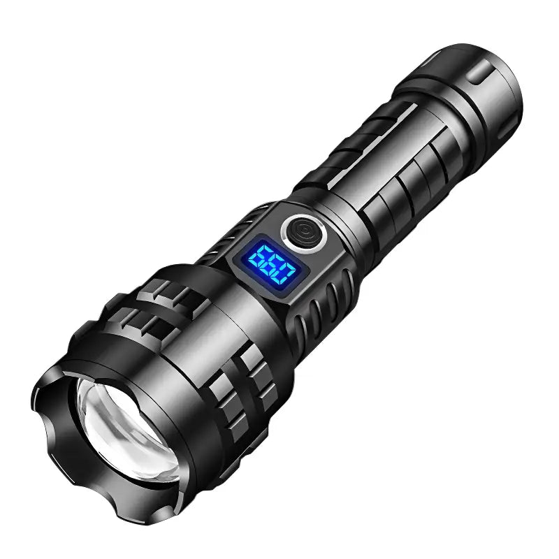 Lampe torche puissante LED 30 W rechargeable