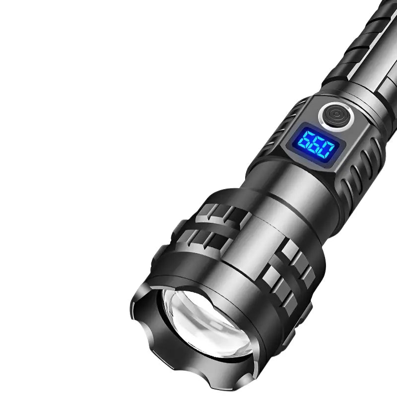 Lampe torche puissante LED 30 W rechargeable