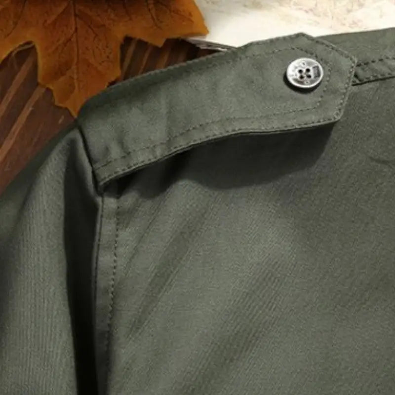 Chemise militaire verte homme