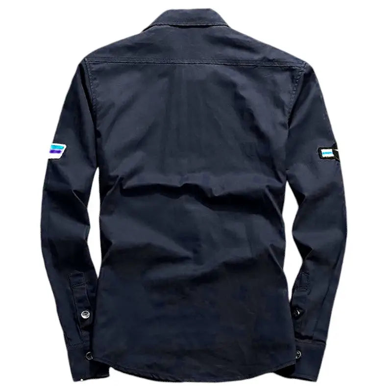 Chemise militaire verte homme
