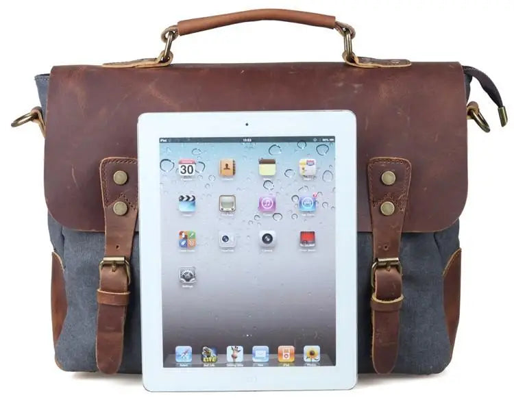 SAC MILITAIRE VINTAGE SOLIDE