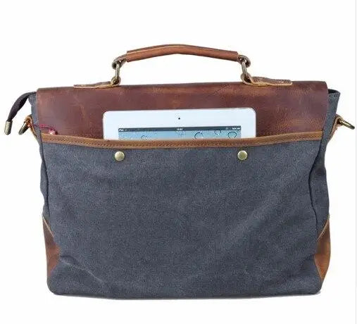 SAC MILITAIRE VINTAGE SOLIDE