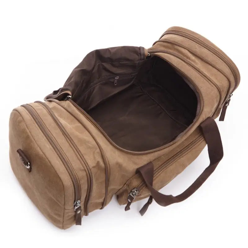 Sac de voyage militaire vintage en toile