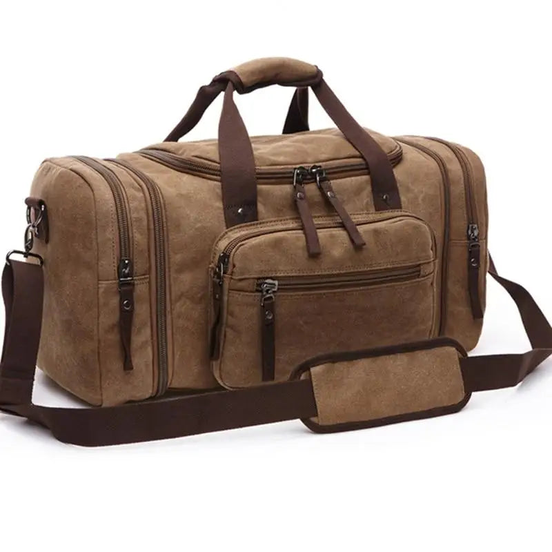 Sac de voyage militaire vintage en toile